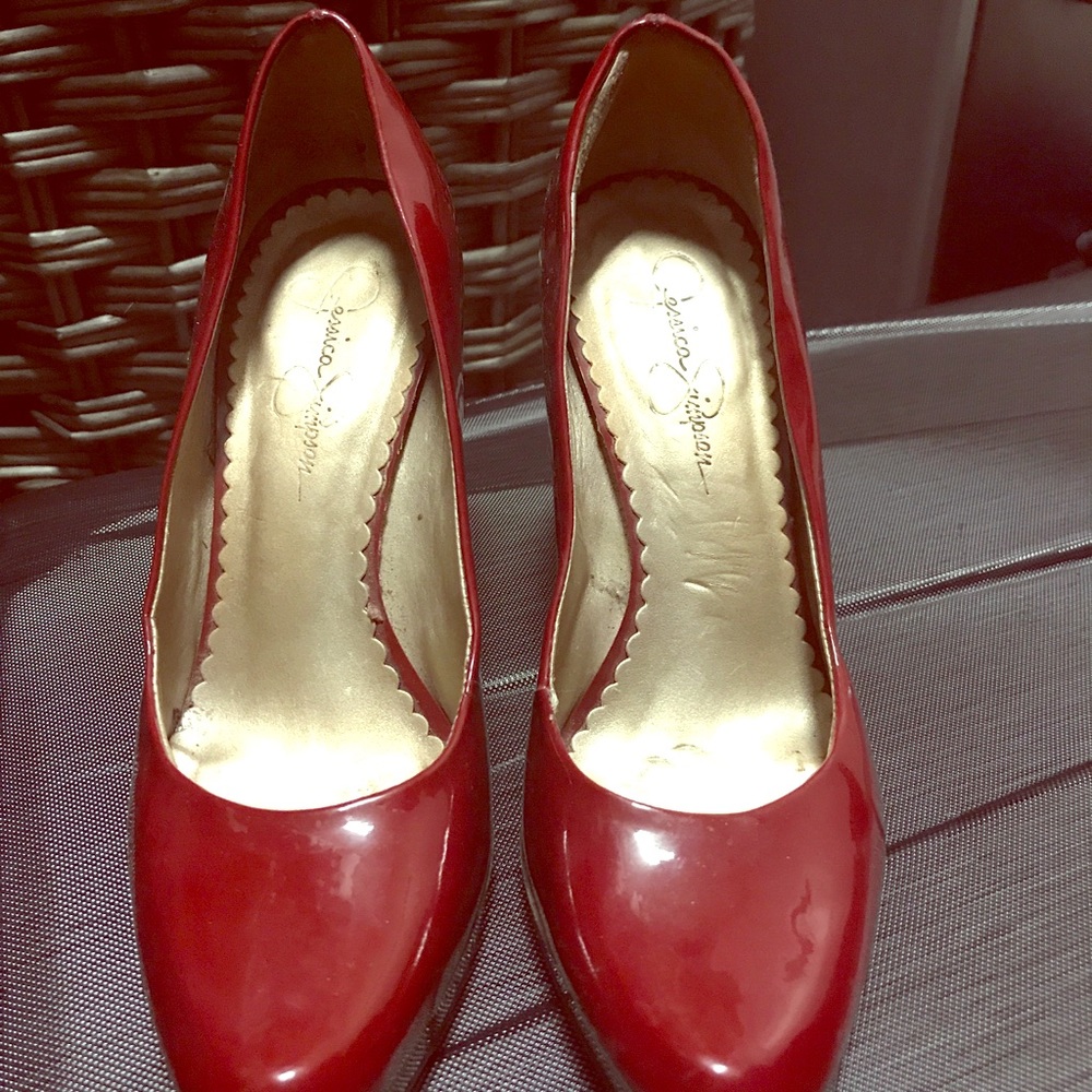 Jessica Simpson Red heels